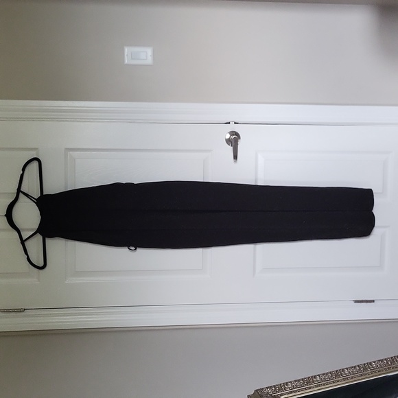 Black Sparkly Long Jumpsuit - Picture 1 of 4